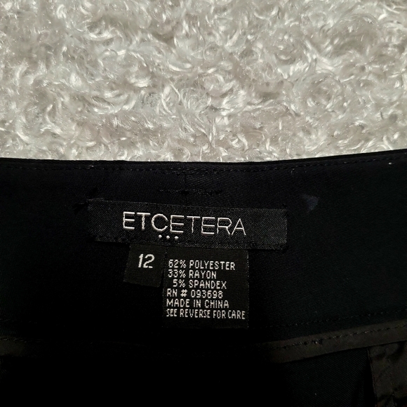 Etcetera Black Wide Leg Pants - Picture 6 of 6
